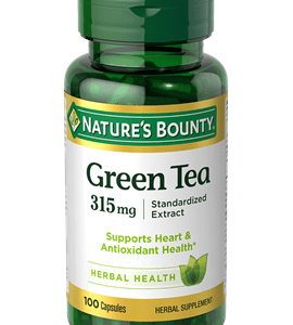 Nature's Bounty, Green Tea, 315 mg, 100 Capsules