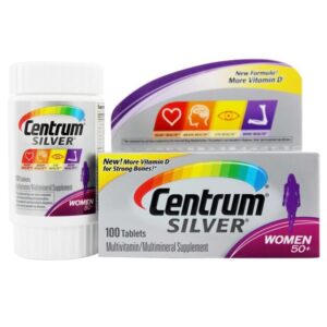 Centrum Silver Women's 50 Plus Multivitamin - 100 Tablets