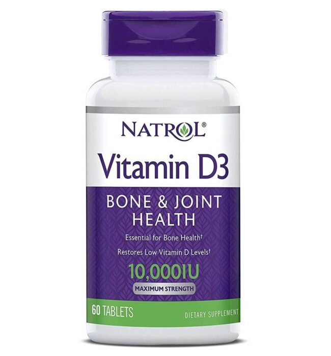 Natrol Vitamin D3 10,000iu, 60 Tablets