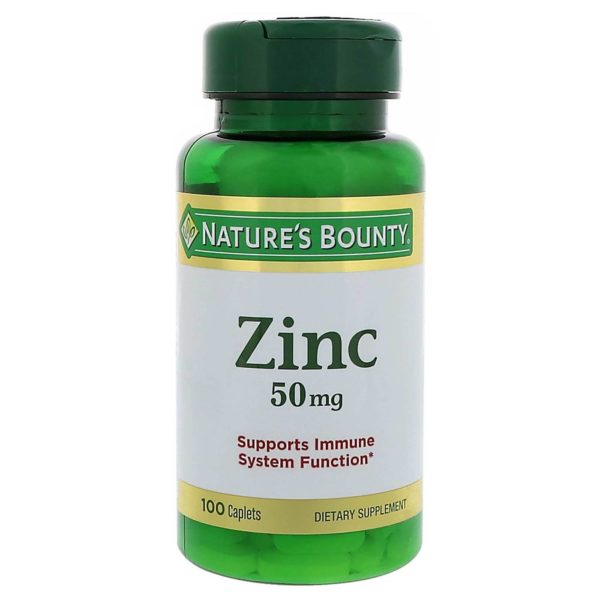 Nature's Bounty Zinc 50mg 100 tablets