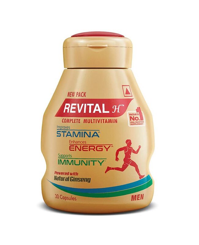 Revital H Multivitamins With Calcium For Men  - 30 Capsules