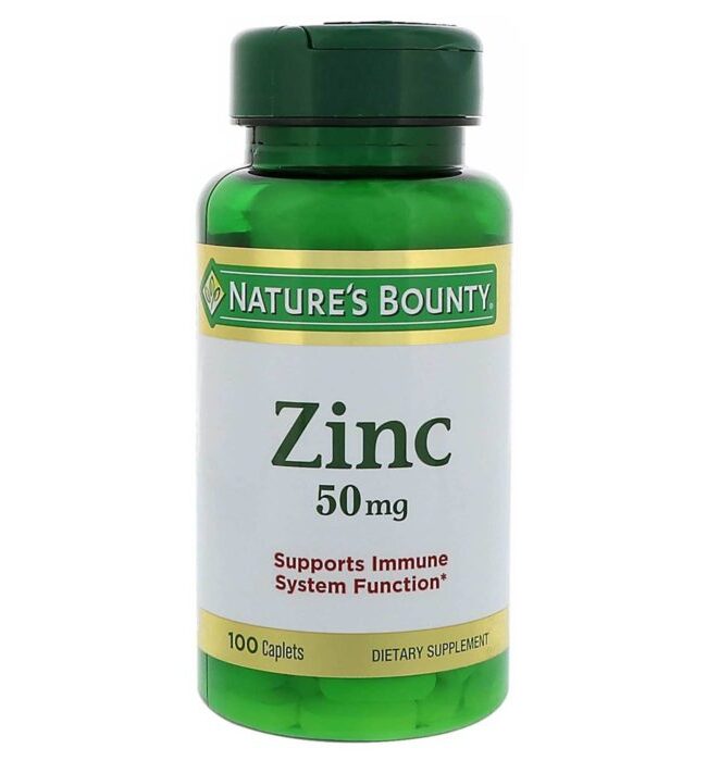 Nature's Bounty Zinc - 50 mg (100 Caplets) | Nature's Bounty