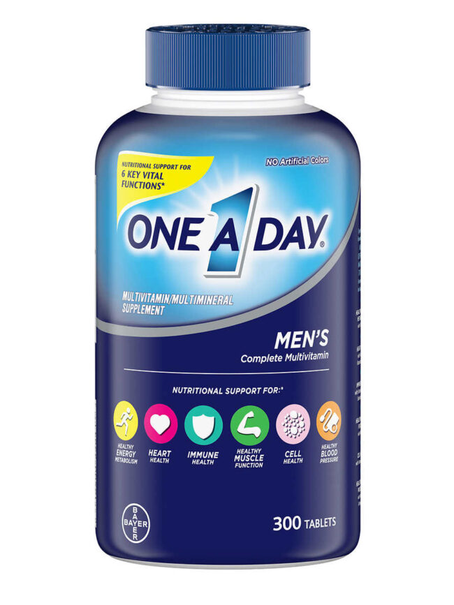 One A Day Men's Health Formula Multivitamin, 300 tablets