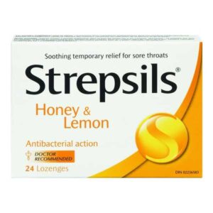 Strepsils Honey and Lemon Lozenges - 24- Pack