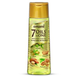Emami 7 Oils in One Non Sticky Hair Oil Strong Inside, Set Outside 300ml