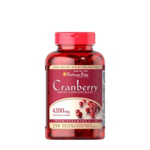 PURITAN’S PRIDE CRANBERRY FRUIT CONCENTRATE WITH C & E 4200 MG