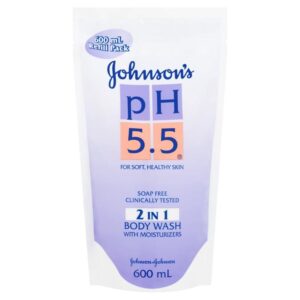 JOHNSON'S P.H 5.5 2 IN 1 BODY WASH 600ML