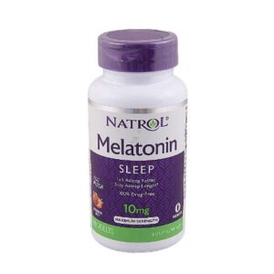 Natrol, Melatonin, 10 mg Fast Dissolve, Maximum Strength, 60 Tablets
