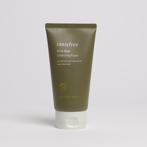 olive real cleansing foam