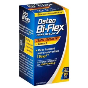 Osteo Bi-Flex Triple Strength & Vitamin D Joint Health Tablets - 80ct