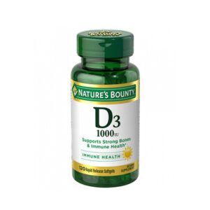 Nature's Bounty Vitamin D3 1000 IU Softgels