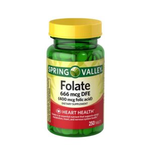 Spring Valley Folic Acid 400mcg 250 Tablet
