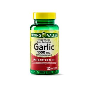 Spring Valley Garlic Softgels 1000mg 120pcs