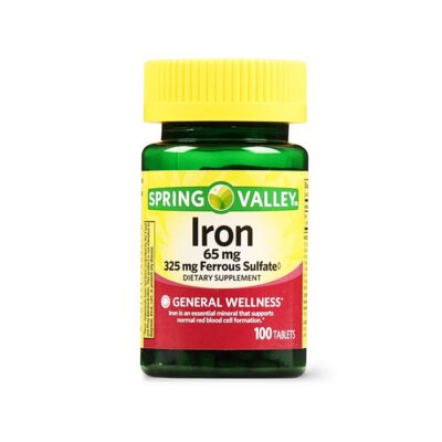Spring Valley Iron Tablets 65mg 100pcs