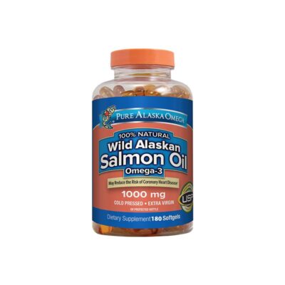 Pure Alaska Omega-3 Wild Alaskan Salmon Oil 1000mg