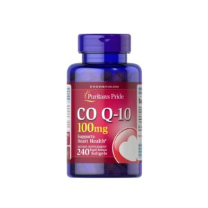 Puritan's Pride Q-SORB Co Q-10 100 mg - 240 Rapid Release Softgels