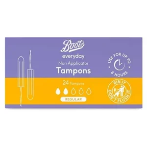 Boots Everyday Non Applicator Tampons Regular 24 bts
